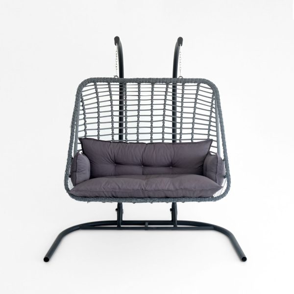 Alfa Çift Kişilik Rattan Salıncak